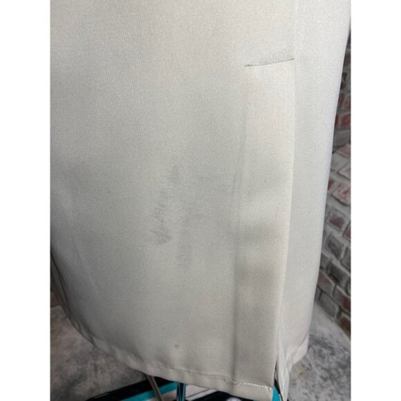 trench coat Faux fur collar Vintage 70s - Picture 7 of 12